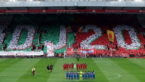 Liverpool - 5 Điểm Nhấn Trong Chiến Thắng Trước Bournemouth 9 Các cổ động viên xúc động trong giây phút tri ân Jota