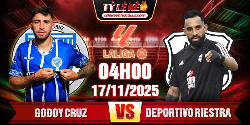 Soi Kèo Godoy Cruz Vs Deportivo Riestra 4h 17/11 - Liga Profesional 4 Godoy Cruz Vs Deportivo Riestra